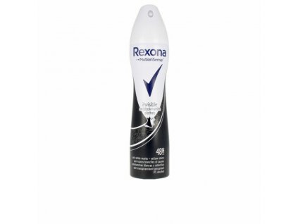 Antiperspirant v spreji proti bielym a žltým škvrnám na oblečení Rexona MotionSense Invisible Black + White (150 ml)