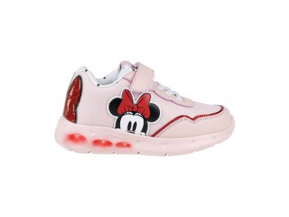 Detské svietiace tenisky Minnie Mouse LED Ružová MR150800
