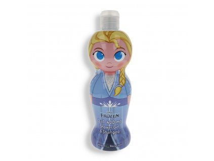 Detský šampón a sprchový gél 2 v 1 Frozen Elsa Vegánsky (400 ml)
