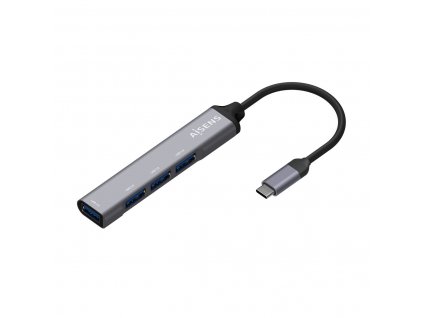 USB hub Aisens A109-0541 Sivá (4 porty)