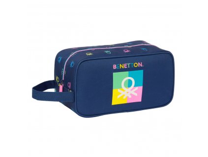 Detská cestovná taška na topánky Benetton Cool Námornícka modrá (29 x 15 x 14 cm)