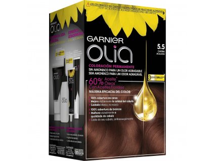 Farba na vlasy bez peroxidu Olia Garnier Mahagón