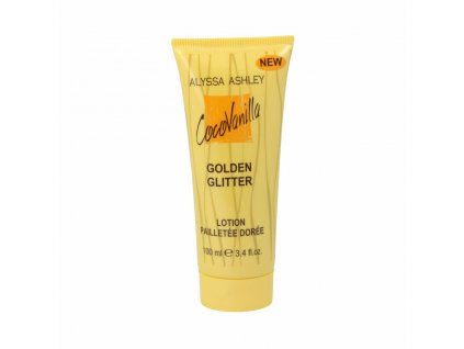 Hydratačné telové mlieko Golden Glitter Alyssa Ashley Kokos Vanilka (100 ml)