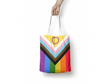 Nákupná taška Decolores Pride 115 Znovu použiteľná Bavlna Viacfarebná (36 x 42 cm)