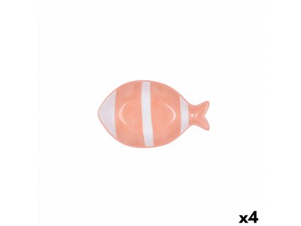 Sada misiek Quid Kaleido Keramický Ryba Koralová (14 x 9 x 3 cm) (4 ks)
