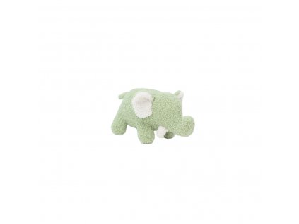 Bezpečná plyšová hračka pre deti Crochetts Bebe Slon Zelená (27 x 13 x 11 cm)