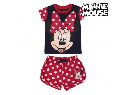Detské pyžamo Minnie Mouse Červená