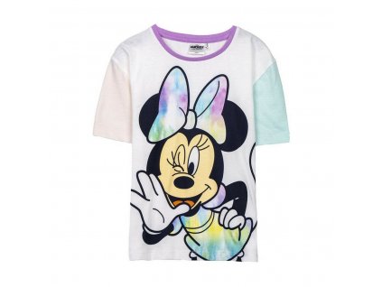 Detské tričko s krátkym rukávom Minnie Mouse Bavlna Viacfarebná