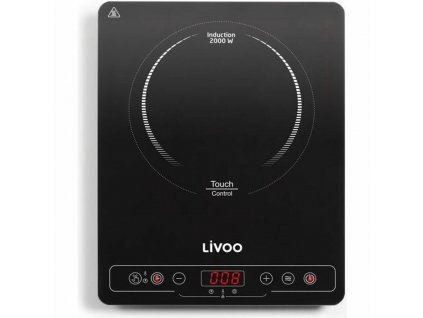 Indukčný varič Livoo DOC235 2000 W Čierna