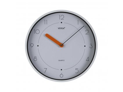 Nástenné hodiny Versa Plast Kremeň Biela (30 x 30 x 4 cm)