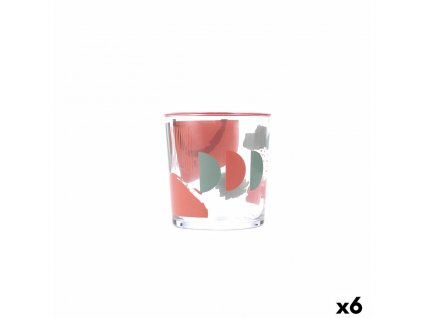 Sada pohárov Quid Kaleido Abstraktný Sklo Viacfarebná (380 ml) (6 ks)