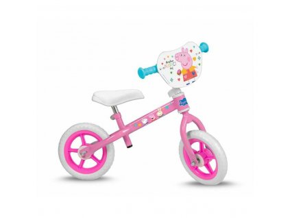 Detský balančný bicykel bez pedálov Peppa Pig 10" Ružová (+ 2 roky)