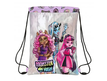 Vak na chrbát Monster High Best boos Fialová (26 x 34 x 1 cm)