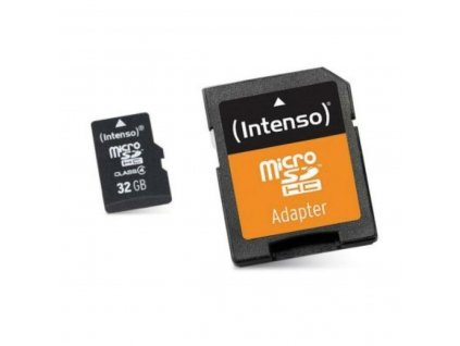 Pamäťová karta Micro SD s adaptérom INTENSO 3413480 32 GB Trieda 10