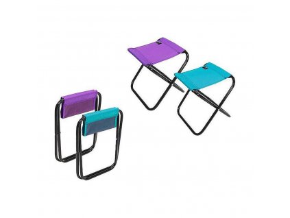 Skladacia kempingová stolička Náhodná farba (32 x 27 x 34 cm) (1 ks)