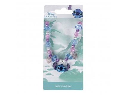 Dievčenský náhrdelník Stitch Modrá Purpurová
