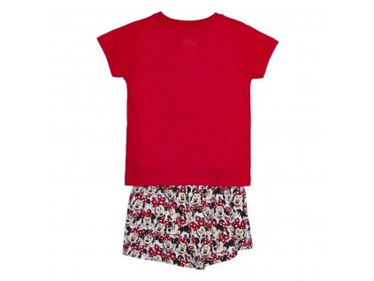Letné detské pyžamo Minnie Mouse Červená 29034