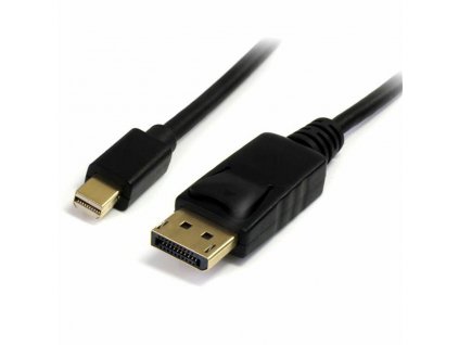 Video kábel prepájací Mini DisplayPort (M) na DisplayPort (M) Startech MDP2DPMM1M 4K Ultra HD Čierna (1 m)