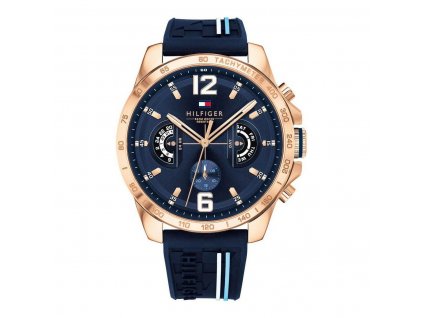 Unisex hodinky Tommy Hilfiger 1791474 Modrá Ružová (Ø 46 mm)