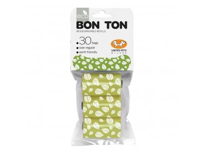 Vrecká na psie exkrementy United Pets Bon Ton Nano Zelená (Veľkosť: Malý) (3 x 10 ks)
