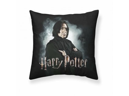 Dekoračná obliečka na vankúš Harry Potter Severus Snape Čierna (50 x 50 cm)