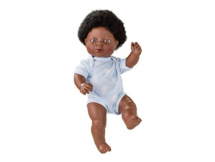Bábika bábätko Berjuan Newborn 38 cm Afričanka (38 cm)