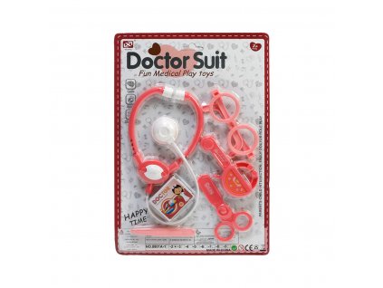 Doplnky do detského lekárskeho kufríka Doctor Suit Fun Medical Play toys (21 x 31 cm)