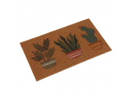 Rohožka Versa Kaktusy Kokosová vláknina Polyester (40 x 2 x 70 cm)