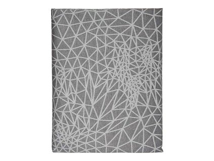 Obrus Jacquard Abstraktný Sivá (140 x 180 cm)