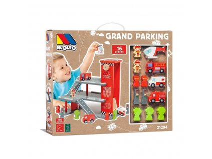 Parkovacia garáž s autami Moltó Grand Parking (16 Kusy)