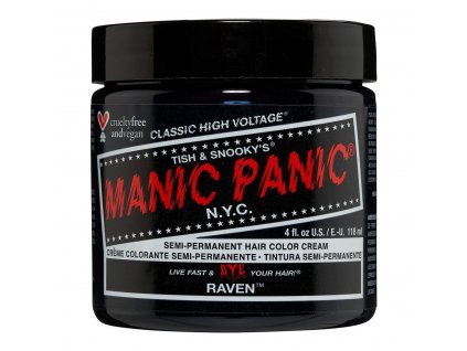 Trvalá Farba na vlasy Classic Manic Panic ‎HCR 11007 raven (118 ml)