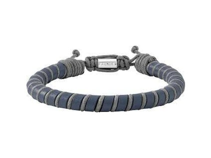 Pánsky náramok Police PJ26486BLN.02 Koža Modrá (19 cm)