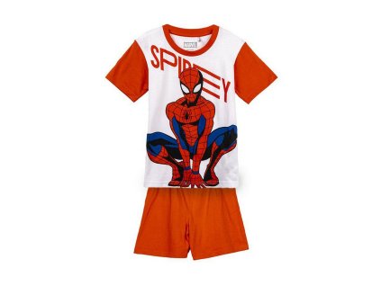 Detské pyžamo Spiderman Spidey Bavlna Červená 7 rokov