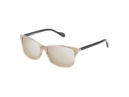 Unisex slnečné okuliare Lozza SL4037M571F9G Gaštanová (ø 57 mm)