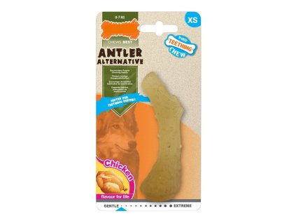 Hryzadlo pre psa Dog teether Nylabone Roh Kurča Termoplast Veľkosť XS Šteniatka