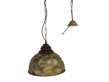 Stropné svetlo DKD Home Decor 25W Zlatá 50 W (39 x 39 x 34 cm)