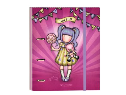 Krúžkový zakladač Gorjuss First prize Fialová (27 x 32 x 3.5 cm)