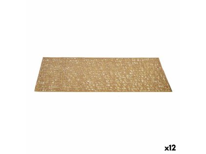 Prestieranie Kinvara Zlatá Plastické 30 % Polyester 45 x 0,01 x 30 cm (12 kusov)