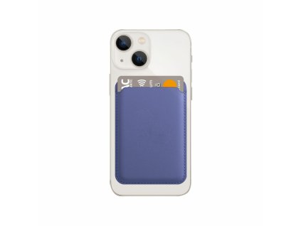 Dokladovka magnetická KSIX Magcard Koža Modrá