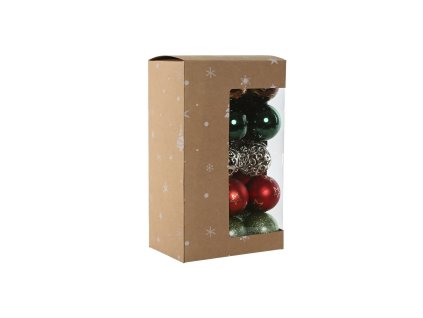 Vianočné gule na stromček Home ESPRIT PVC Viacfarebná (30 ks) (18 x 30 x 12 cm)