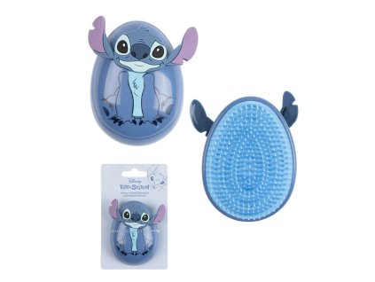 Kefa na vlasy na rozčesávanie Stitch Modrá ABS