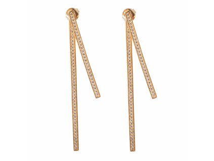 Dámske náušnice Sif Jakobs E1036-CZ-RG (6 cm)