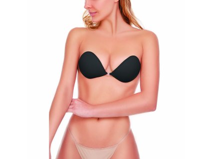 Lepiaca podprsenka FIT Čierna (Veľkosť košíčkov D)