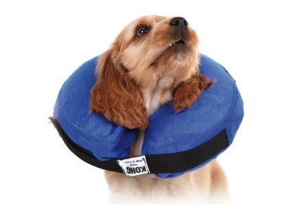 Ochranný golier pre psa Recovery Collar for Dogs KVP Kong Cloud Modrá Nafukovacie (Max. 15 cm)