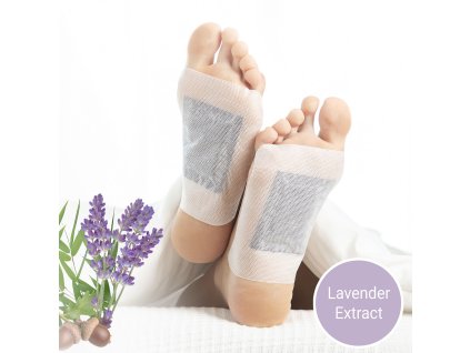 Detoxikačné náplasti na nohy s levanduľou Lavender InnovaGoods (10 ks)
