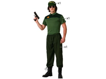 Kostým pre dospelých Mestská polícia Muž