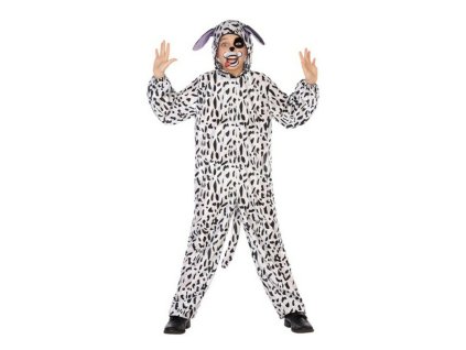 Kostým pre deti 111320 Dalmatínec Biela Čierna (2 ks)