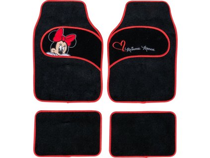 Sada rohoží do auta Minnie Mouse CZ10339 Univerzálny Čierna Červená