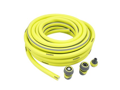 Záhradná hadica Ferrestock 5/8" Polyester 20 bar Pružný Žltá (20 m)
