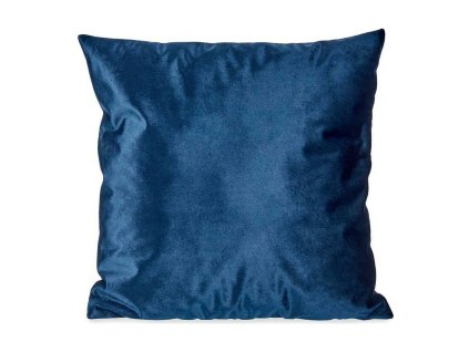 Dekoračný vankúš zamatový Modrá Polyester (45 x 45 x 13 cm)